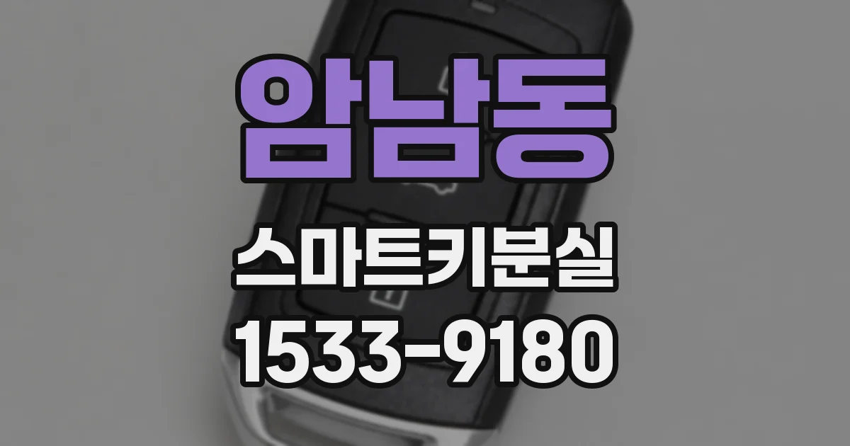 암남동 스마트키분실