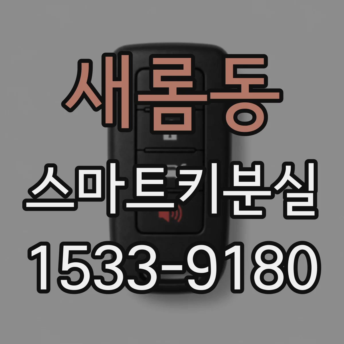 새롬동 스마트키분실