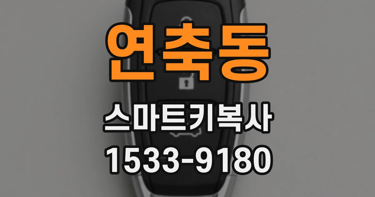 연축동 스마트키복사