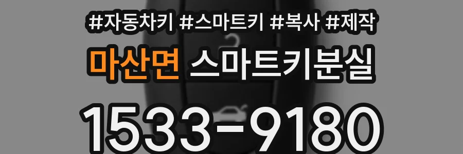 마산면 스마트키분실