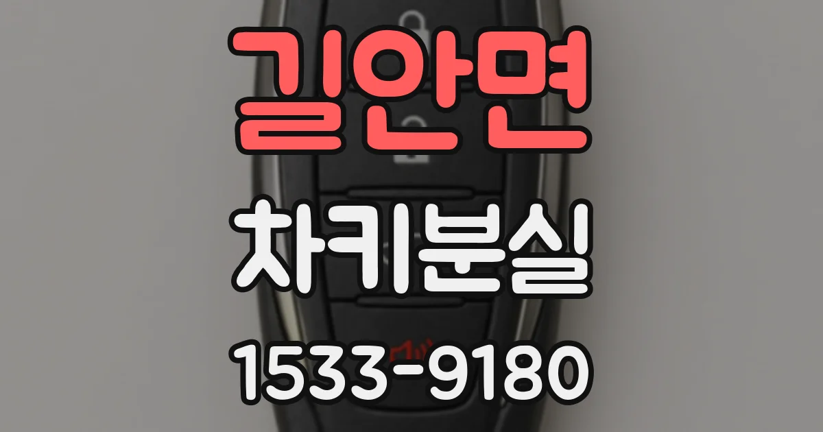 길안면 차키분실