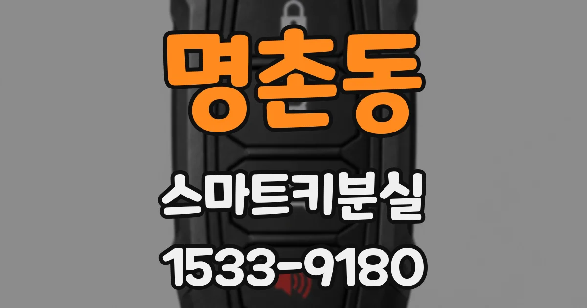 명촌동 스마트키분실