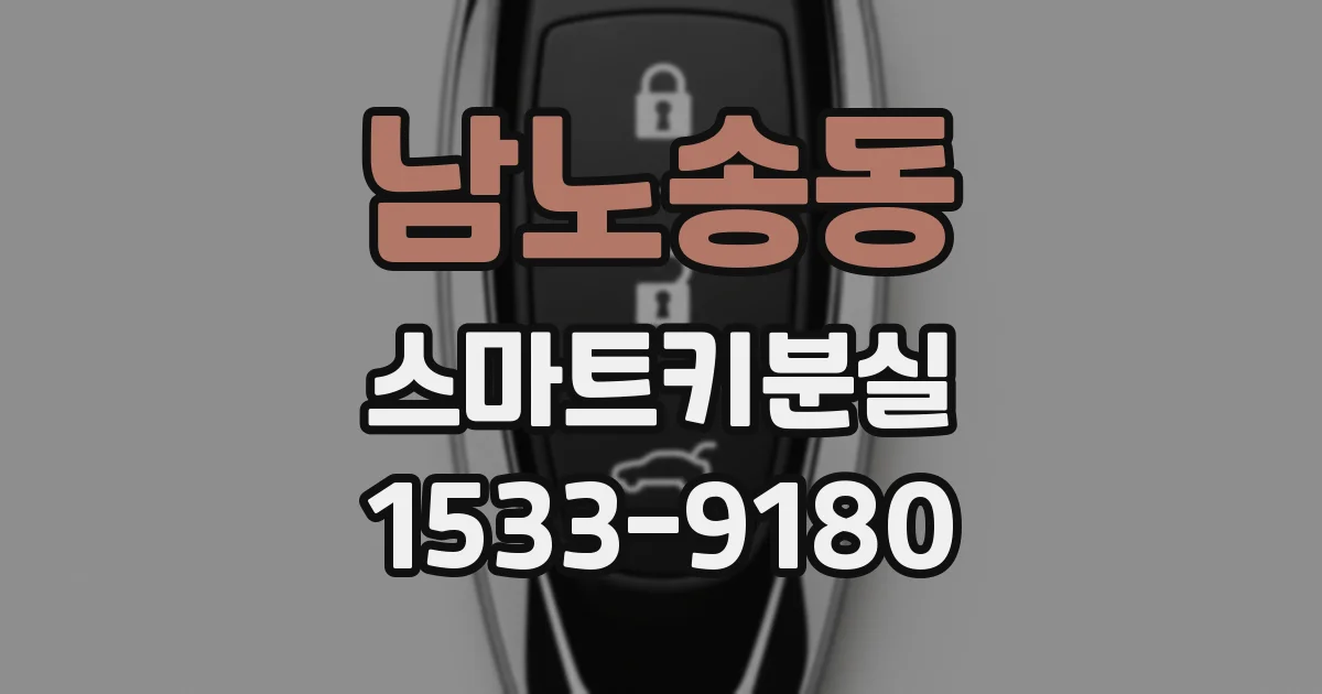 남노송동 스마트키분실