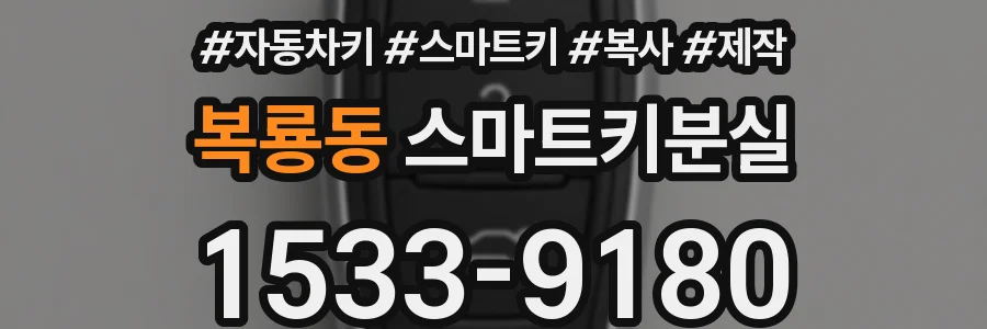 복룡동 스마트키분실