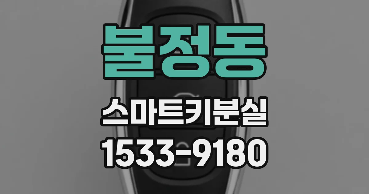 불정동 스마트키분실
