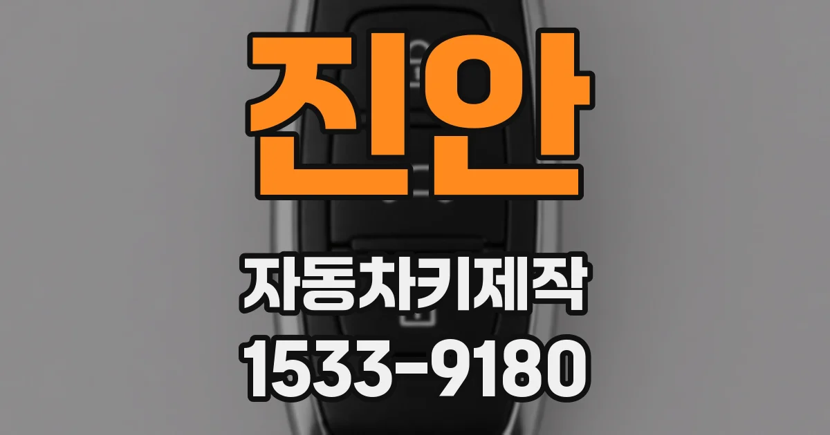진안 자동차키제작