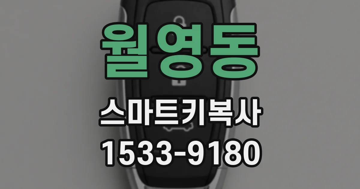 월영동 스마트키복사