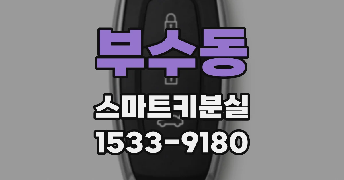 부수동 스마트키분실