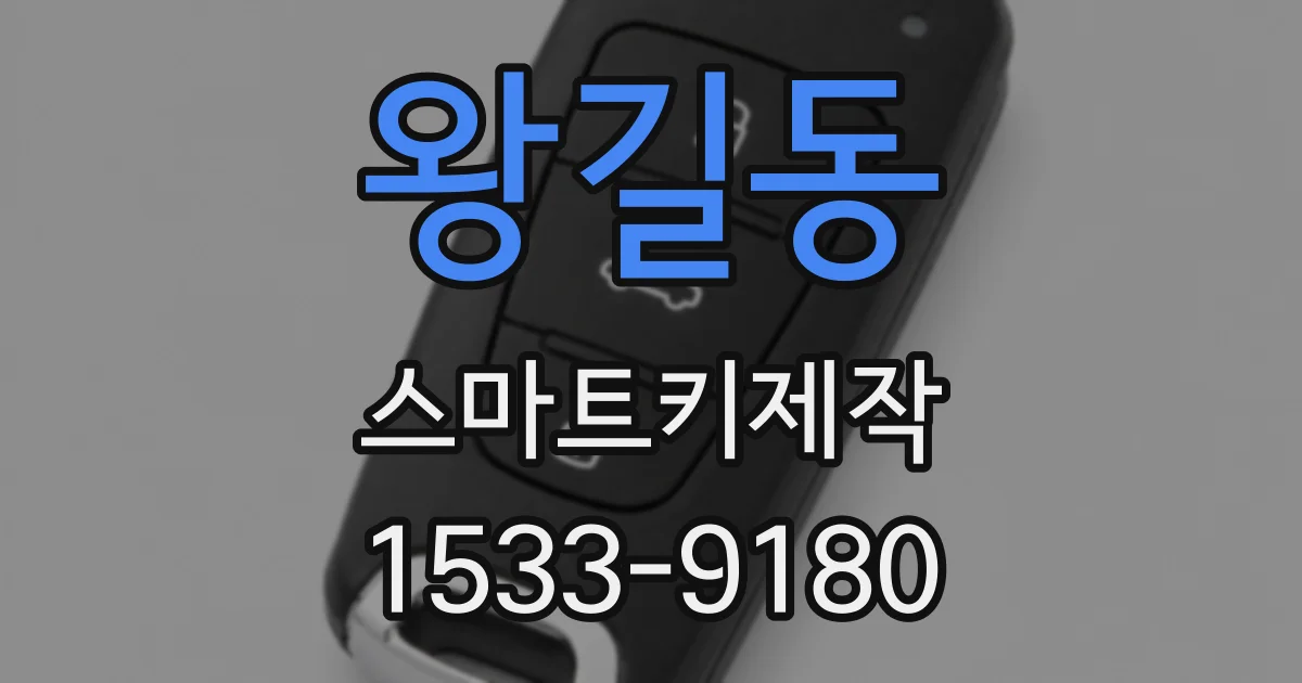 왕길동 스마트키제작