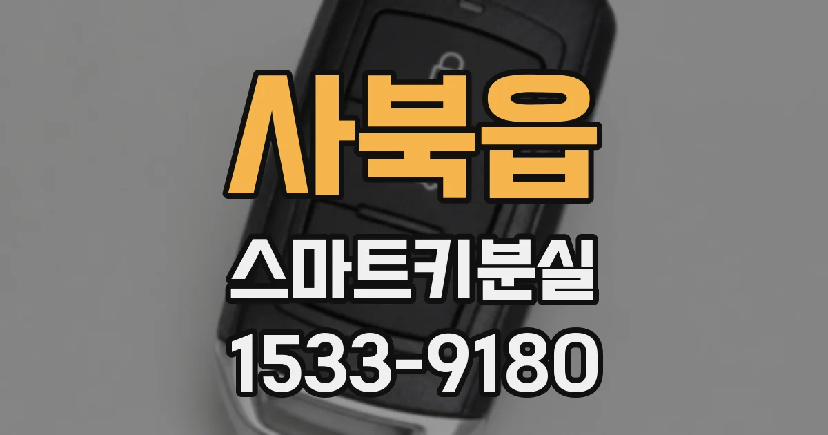 사북읍 스마트키분실