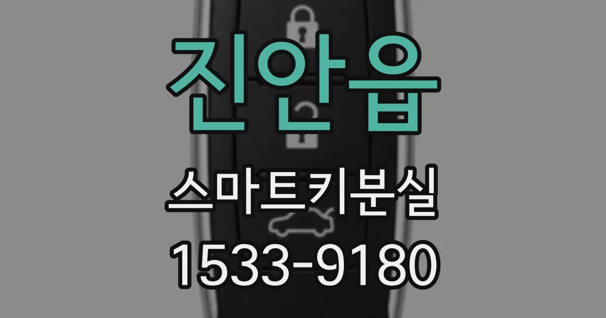 진안읍 스마트키분실