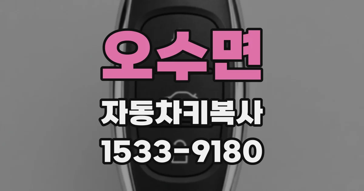 오수면 자동차키복사