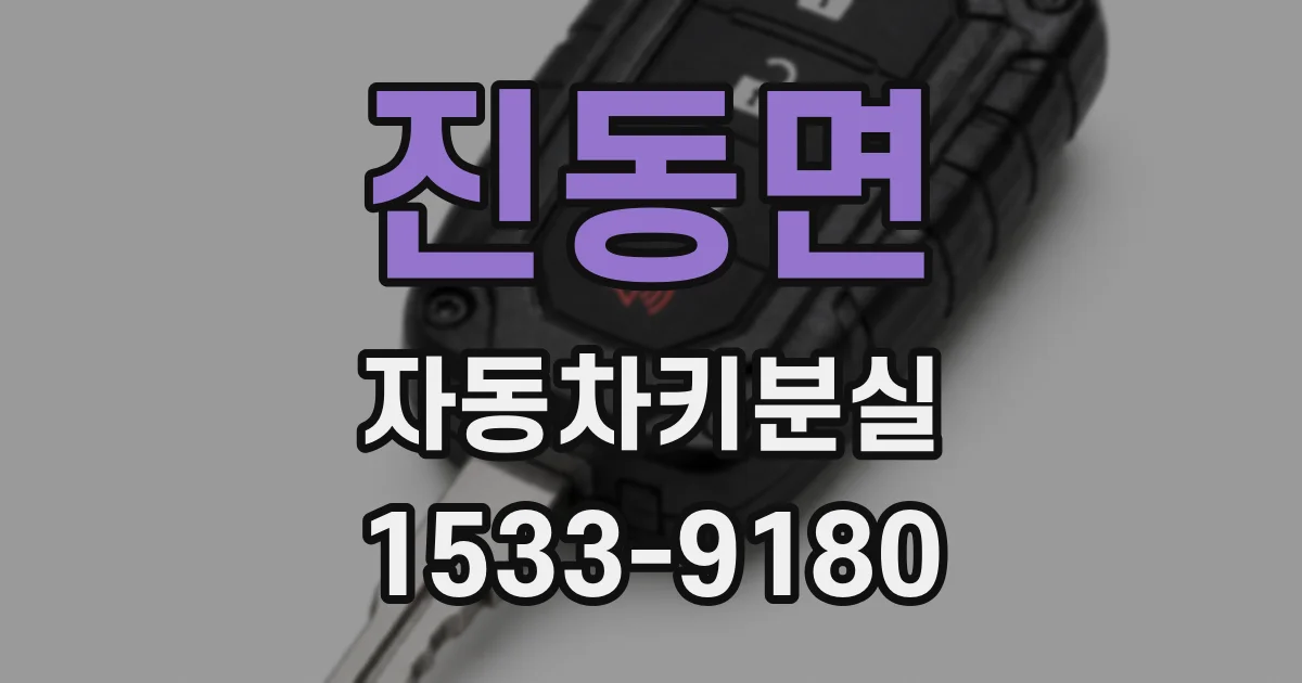 진동면 자동차키분실