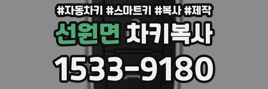 선원면 차키복사