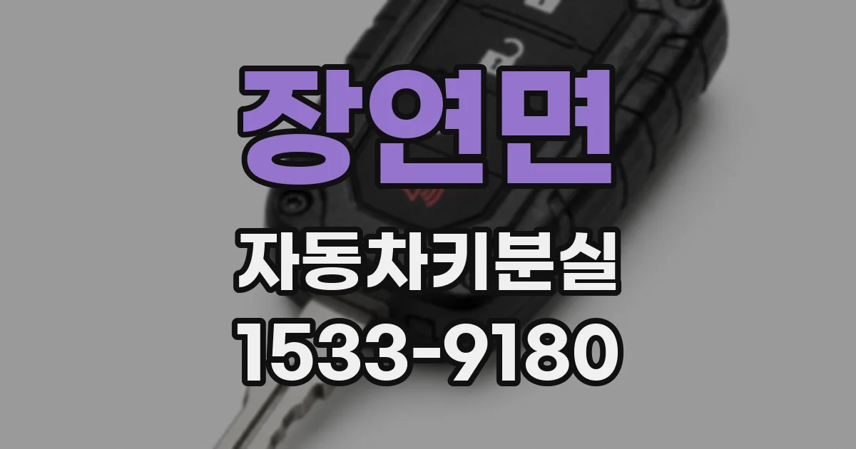 장연면 자동차키분실