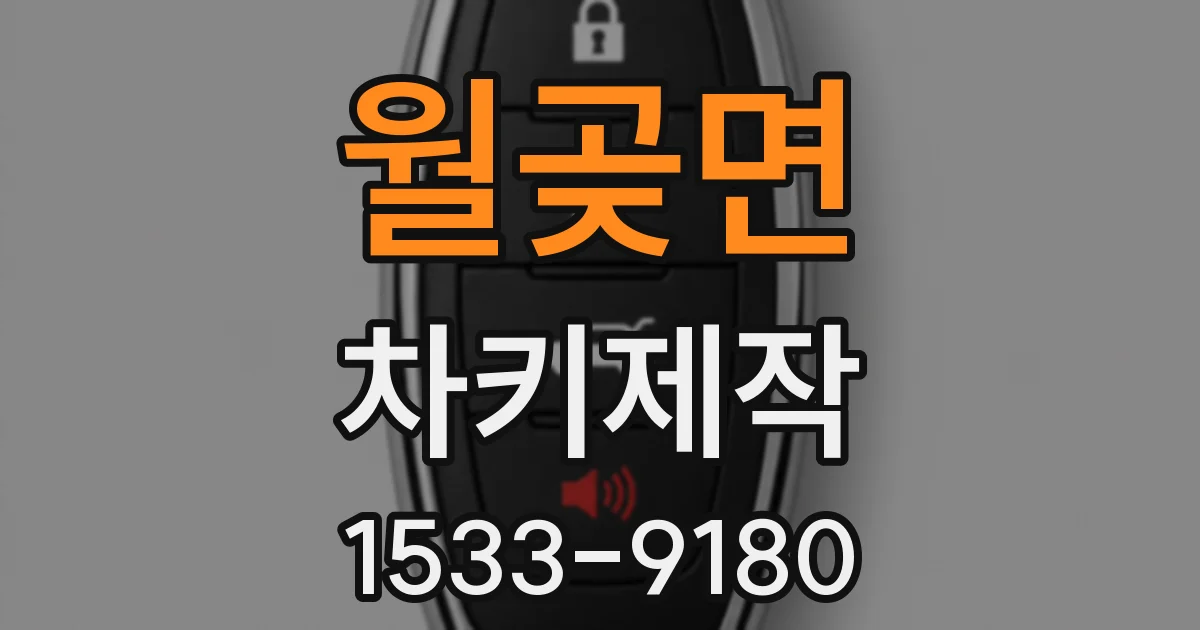 월곶면 차키제작