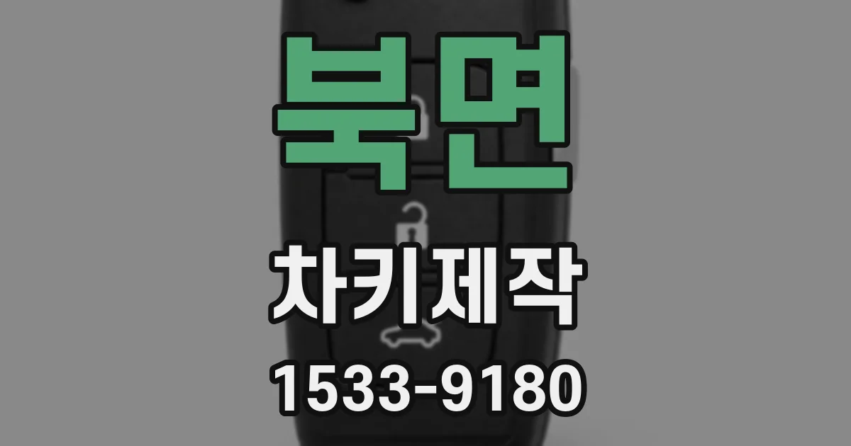 북면 차키제작