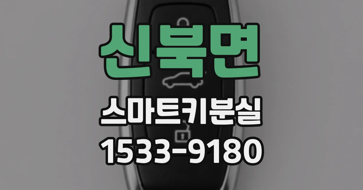 신북면 스마트키분실