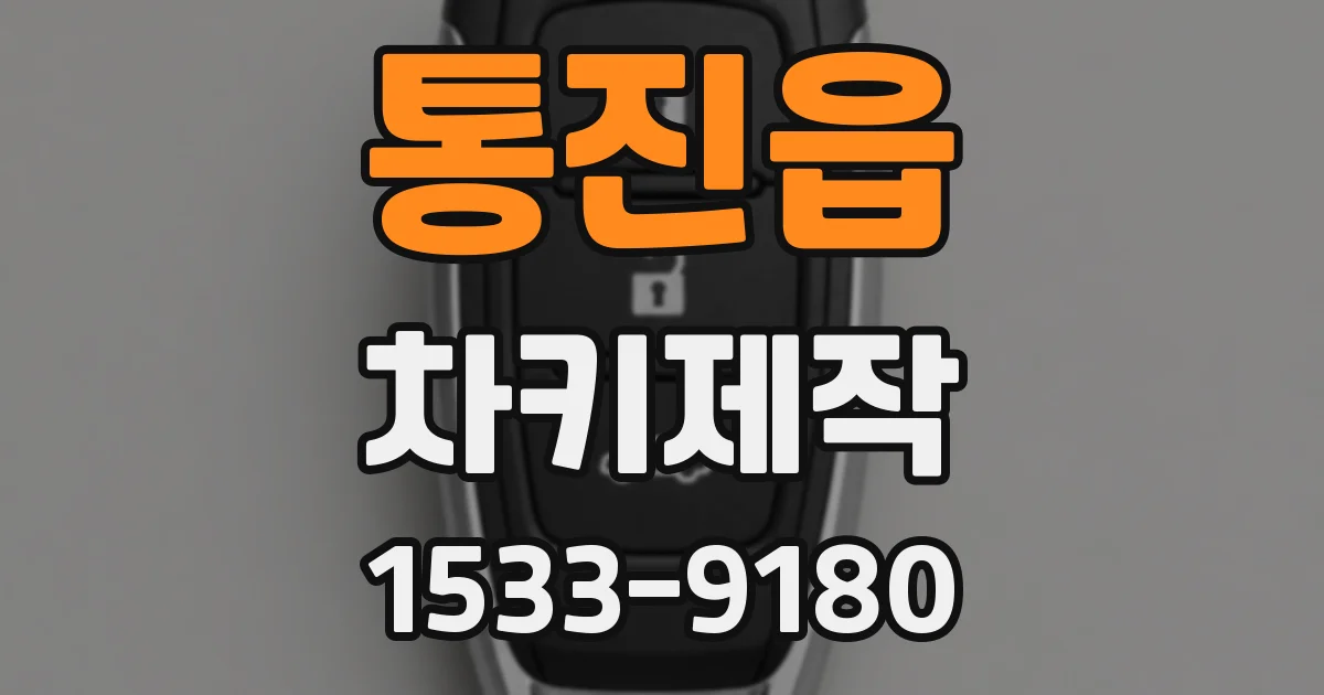 통진읍 차키제작