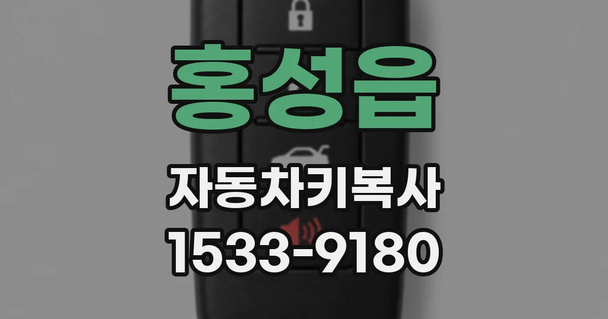 홍성읍 자동차키복사
