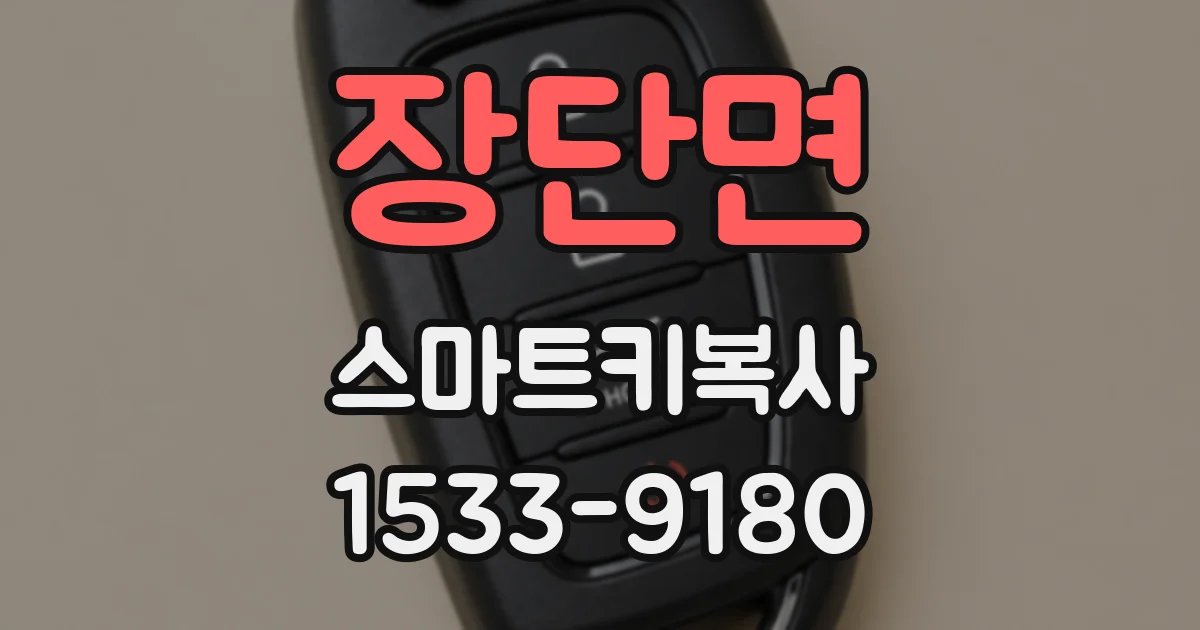 장단면 스마트키복사