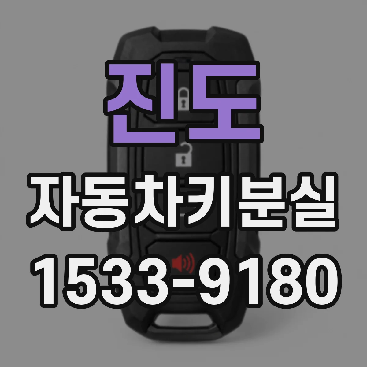 진도 자동차키분실