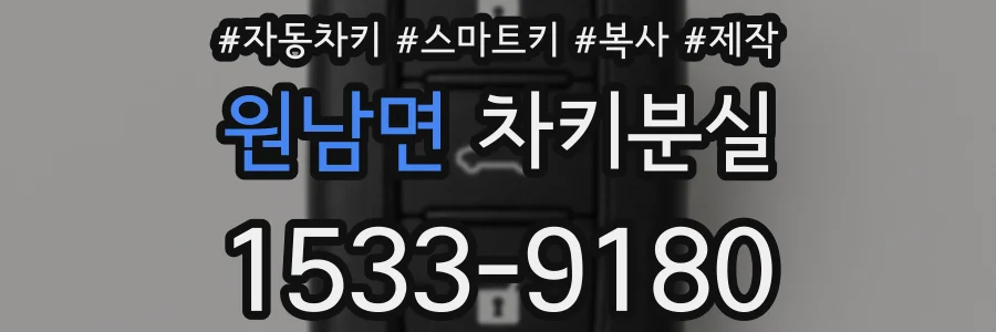 원남면 차키분실