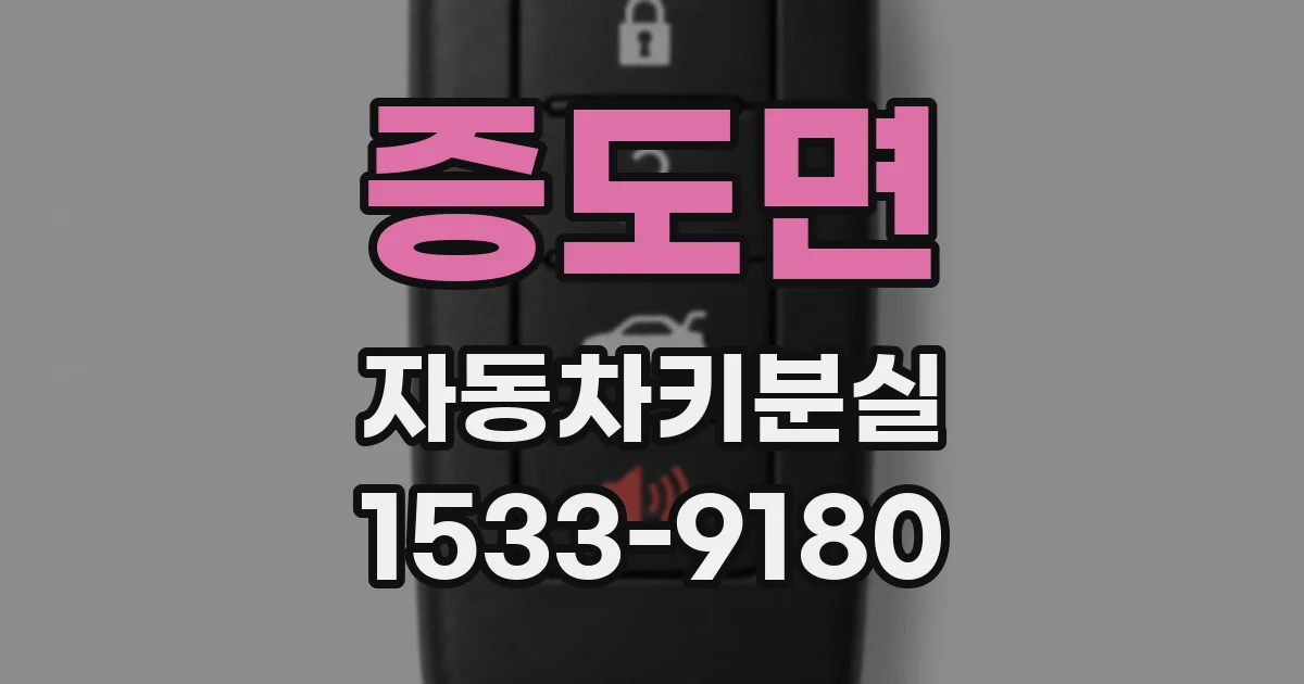 증도면 자동차키분실