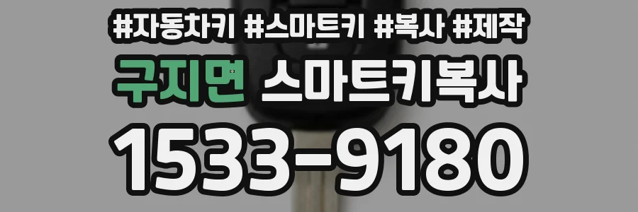 구지면 스마트키복사
