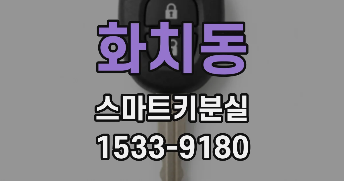 화치동 스마트키분실