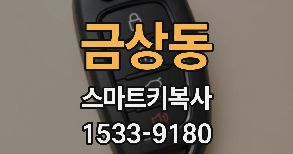 금상동 스마트키복사