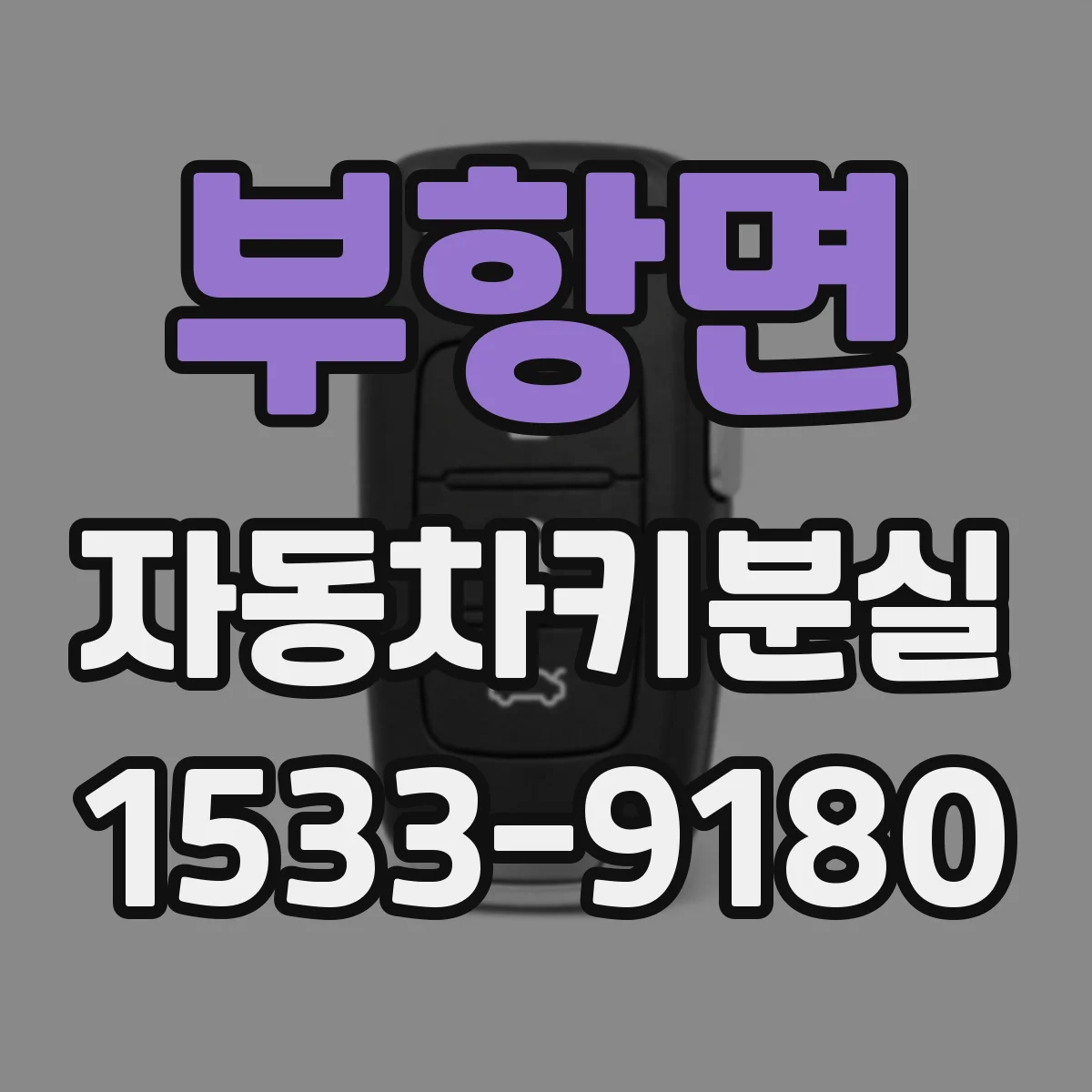 부항면 자동차키분실