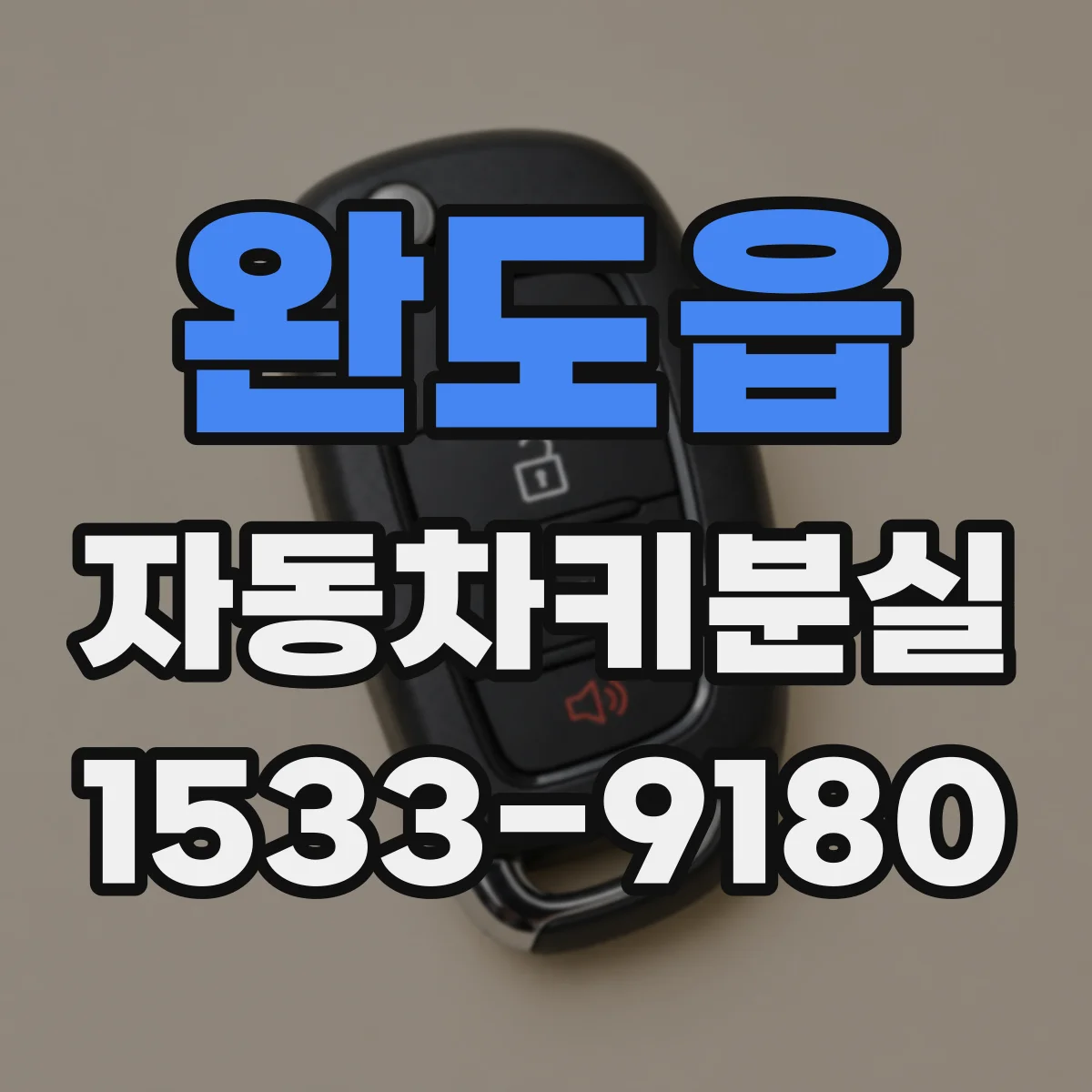 완도읍 자동차키분실