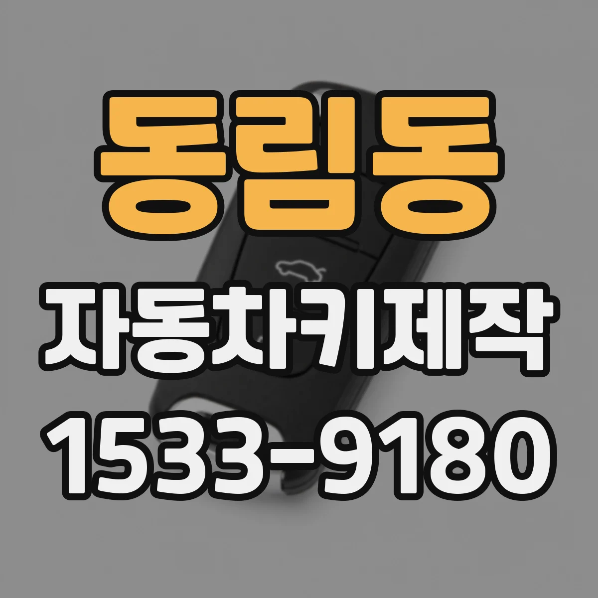동림동 자동차키제작