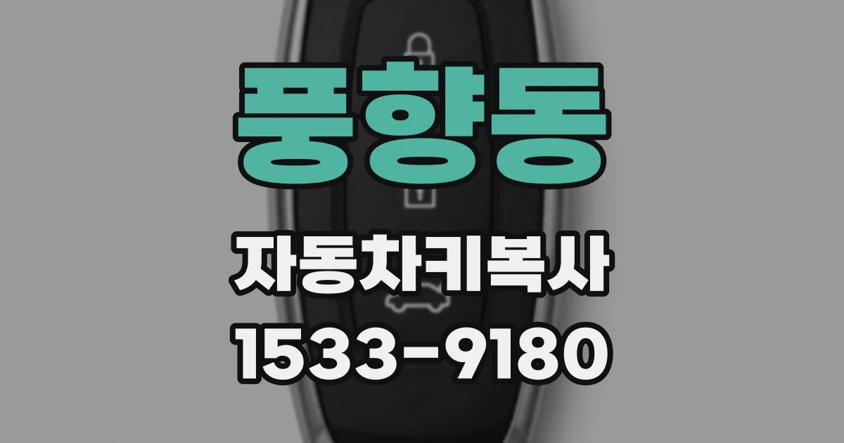 풍향동 자동차키복사