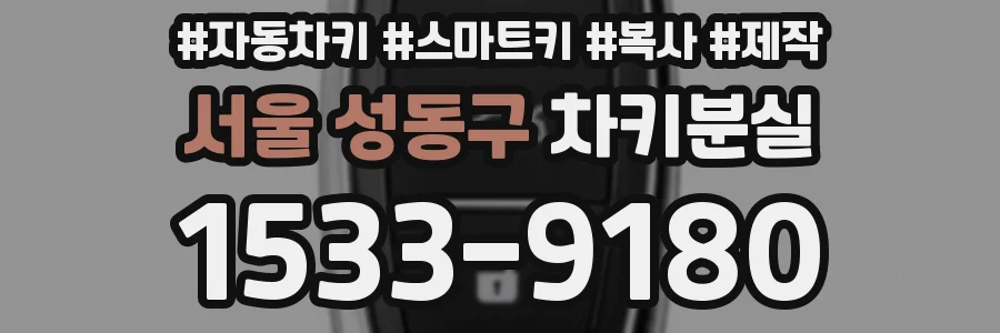 서울 성동구 차키분실