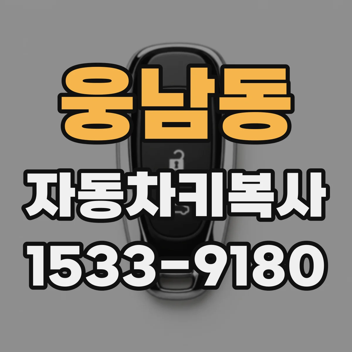 웅남동 자동차키복사