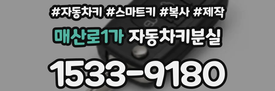 매산로1가 자동차키분실