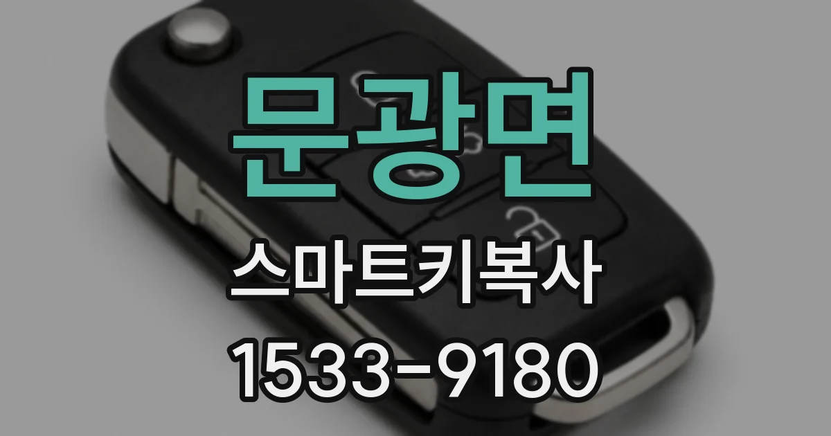 문광면 스마트키복사