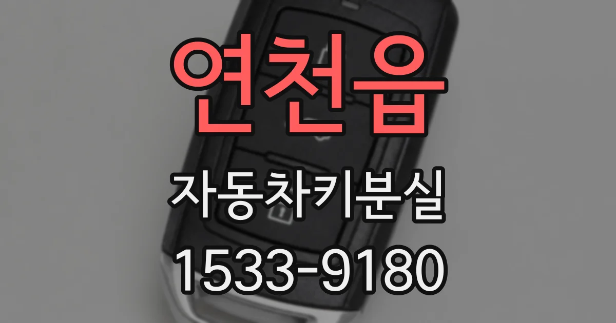 연천읍 자동차키분실
