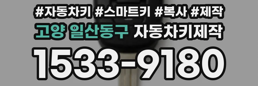 고양 일산동구 자동차키제작
