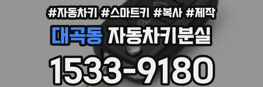 대곡동 자동차키분실
