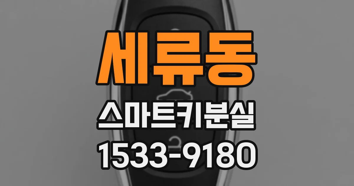 세류동 스마트키분실