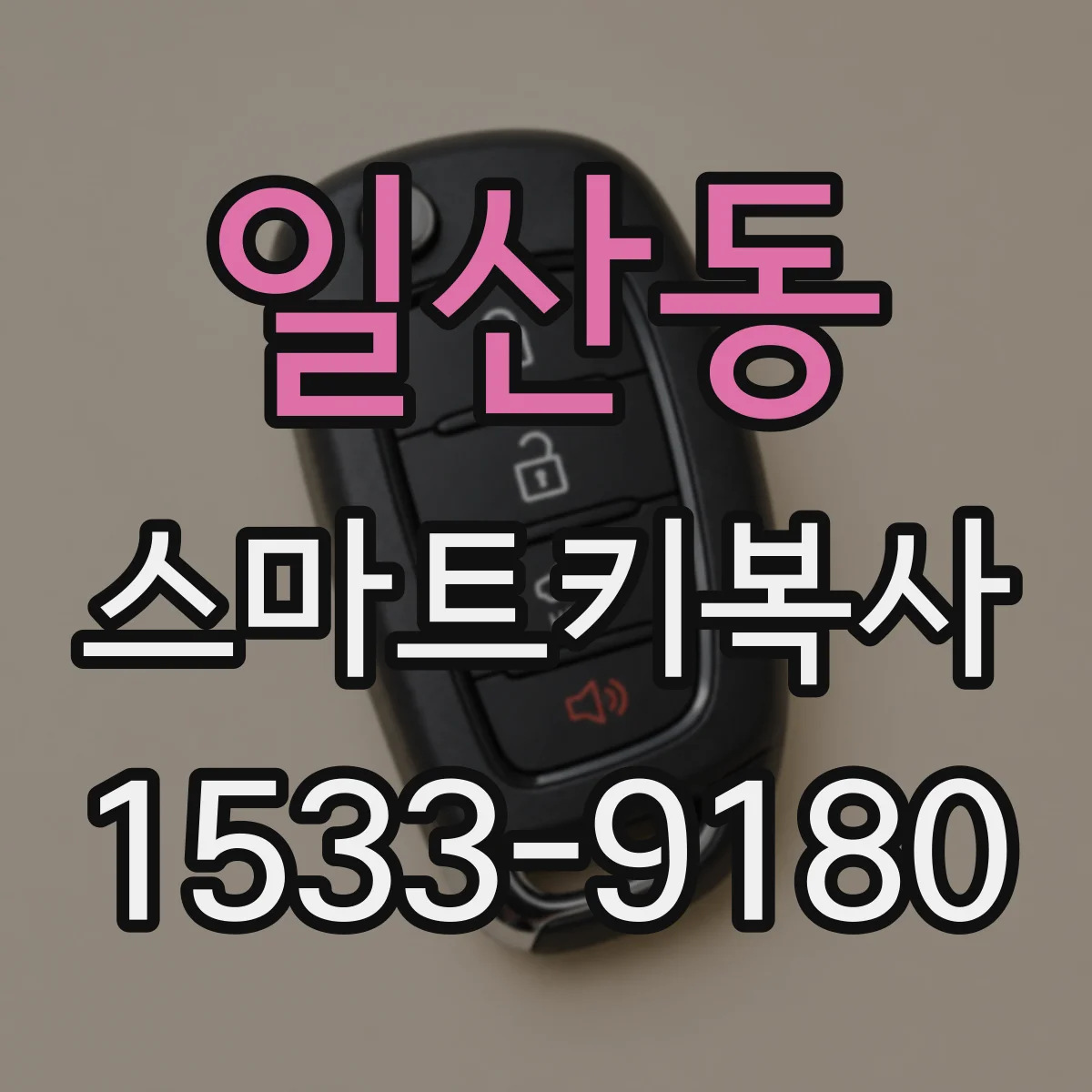 일산동 스마트키복사