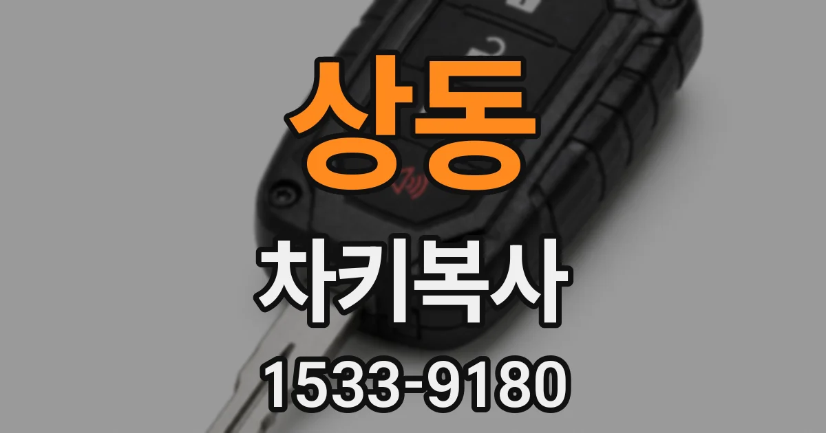 상동 차키복사