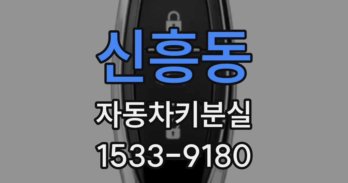 신흥동 자동차키분실