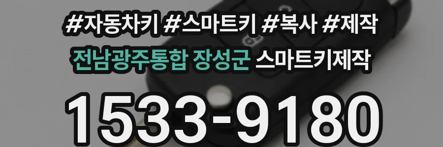 전남광주통합 장성군 스마트키제작