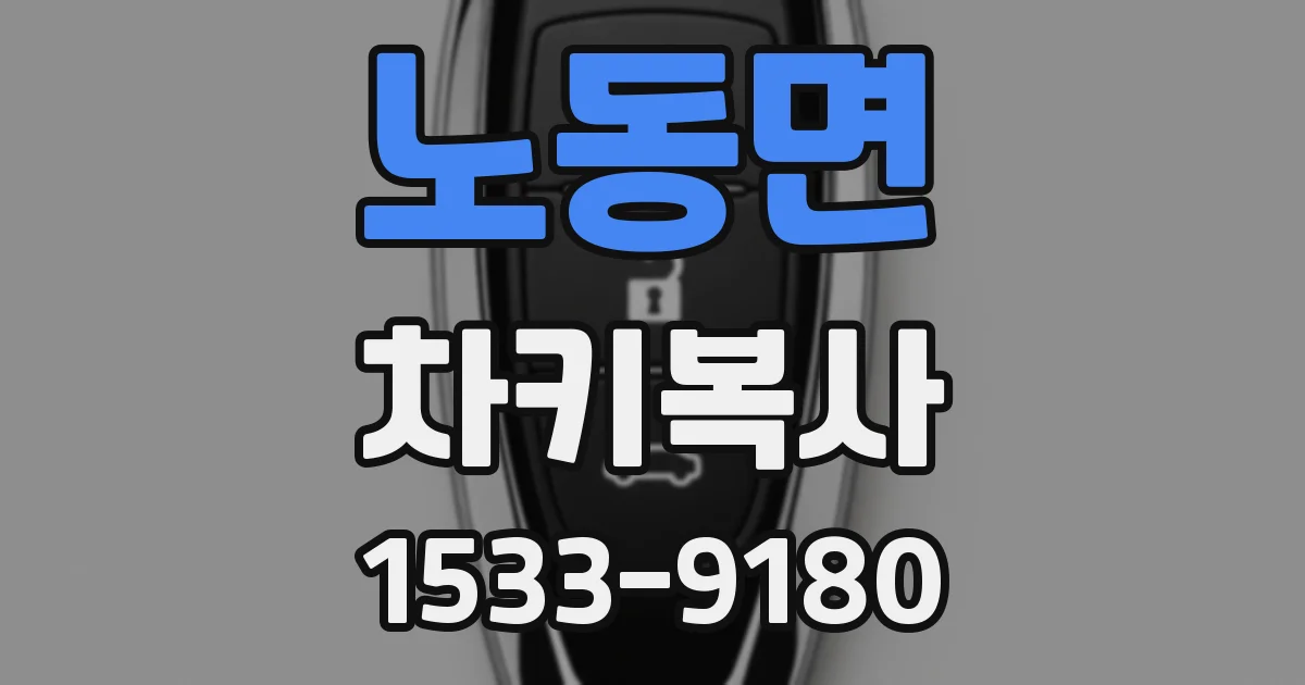노동면 차키복사