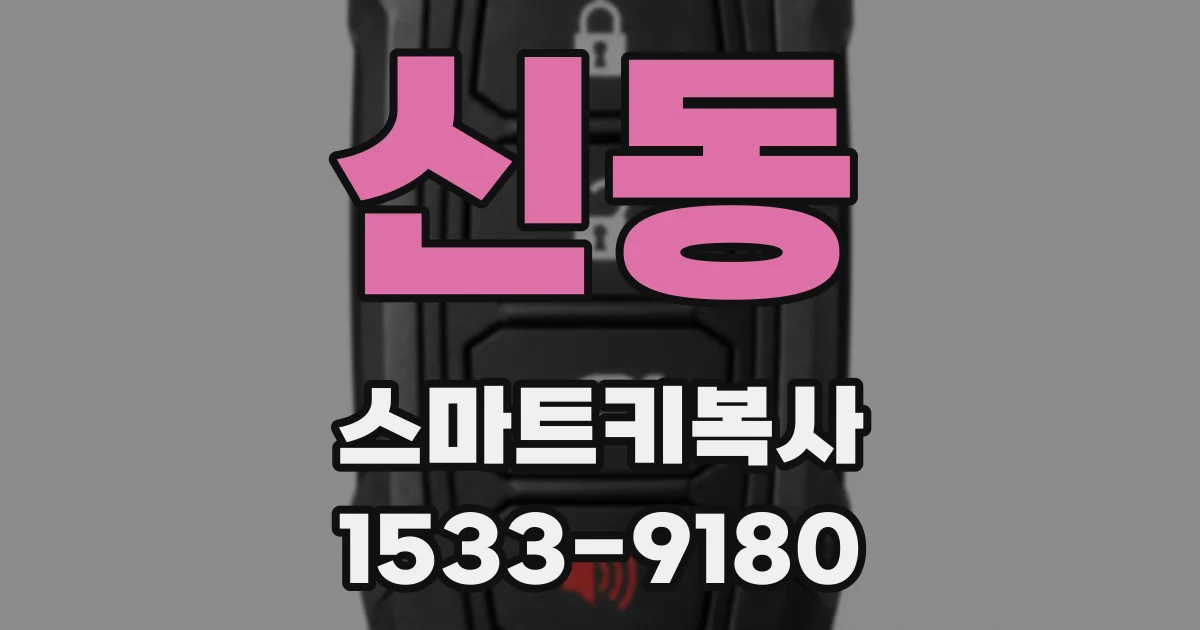 신동 스마트키복사