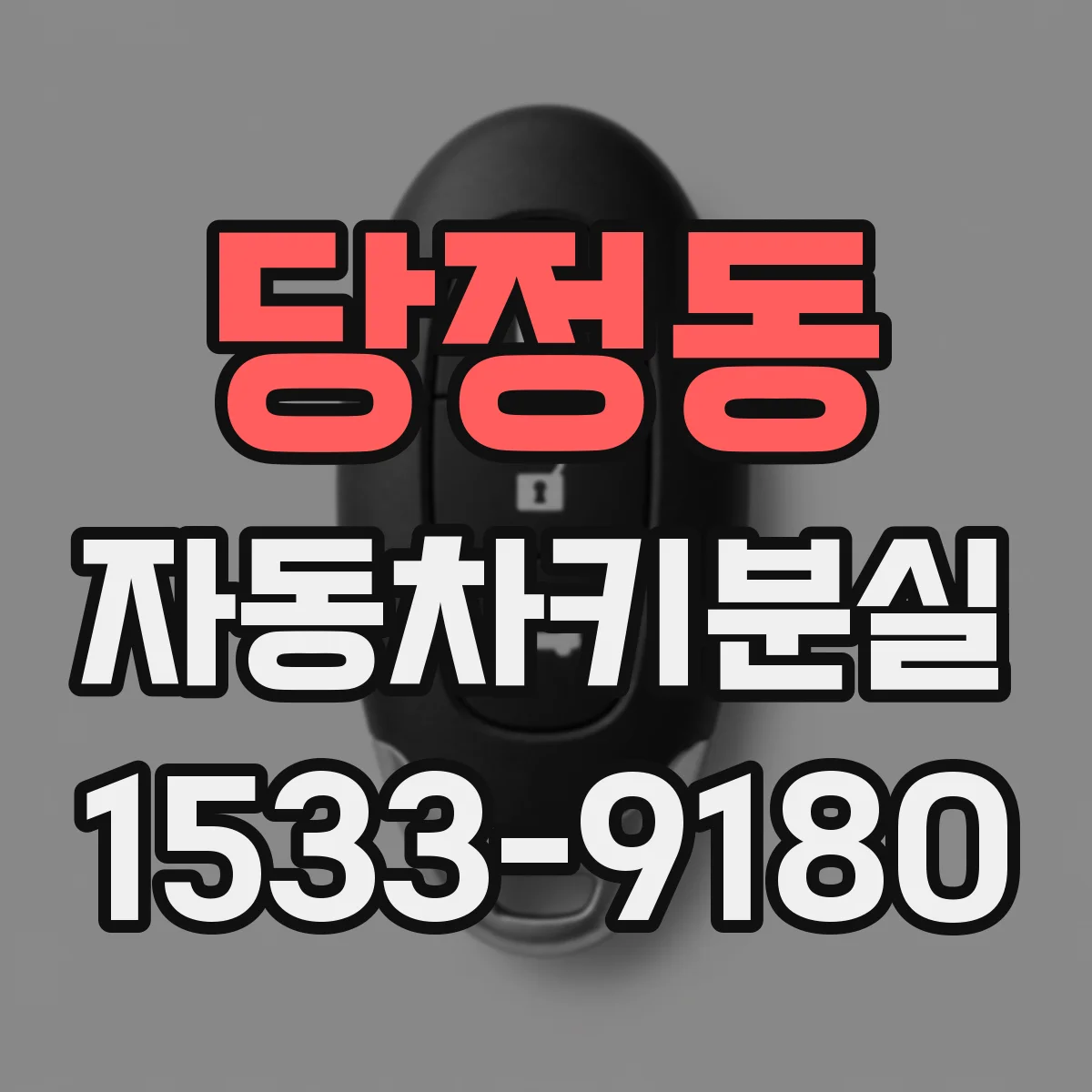 당정동 자동차키분실